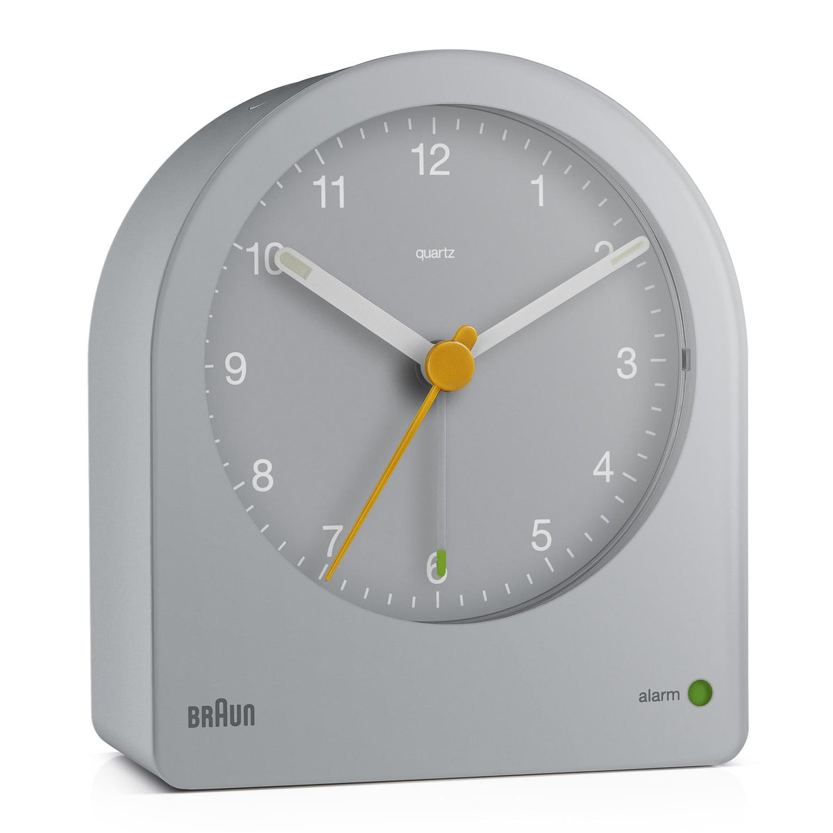 BC22 Braun Classic Analogue Alarm Clock - Grey – Braun Clocks DE