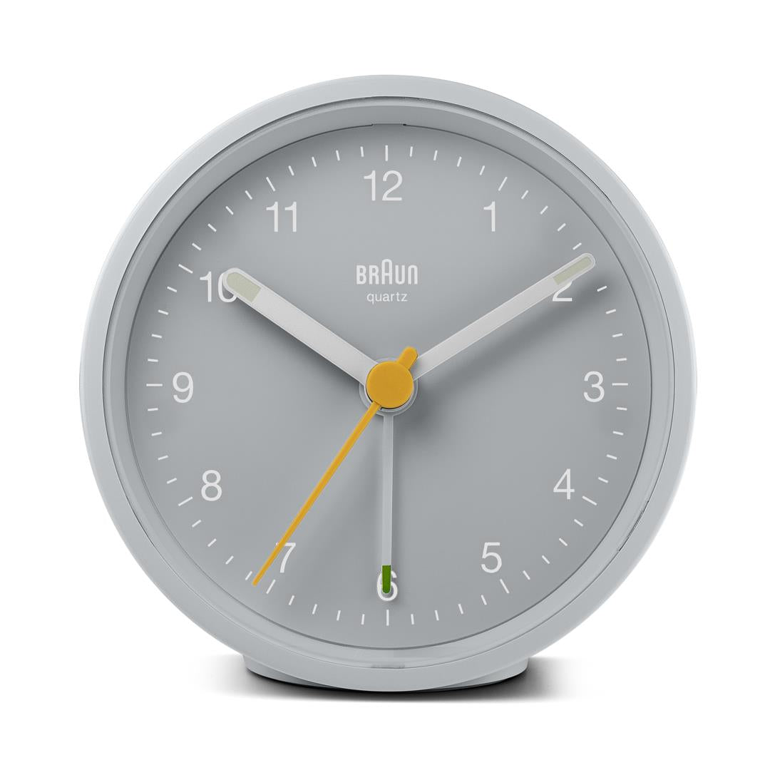 BC12 Braun classic analogue alarm clock grey Braun Clocks DE