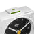 BC02X Braun Classic Analogue Travel Alarm Clock - White & Black
