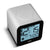 BC25 Braun time speaking digital radio controlled alarm clock - white