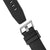 BN0299 Braun gents step counter watch - black dial and black silicone strap