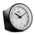 BC07 Braun Classic Analogue European Radio Controlled Alarm Clock - Black & White