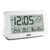 BC13 Braun Radio Controlled Digital Weather Station Clock - White