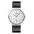 Braun Gents BN0032 Classic Watch - White Dial and Black Leather Strap