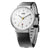 Braun Gents BN0032 Classic Watch - White Dial and Black Leather Strap