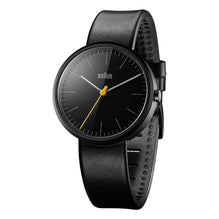 BN0172 Braun ladies classic watch - black dial and black leather strap