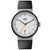 Braun Gents BN0278 Automatic Watch - White Dial and Black Rubber Strap
