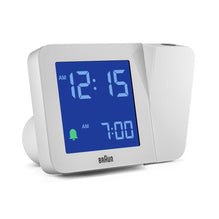 BC15 Braun digital projection alarm clock - white
