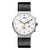 Braun Gents BN0035 Classic Chronograph Watch - White and Black Leather Strap