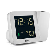 BC15 Braun digital projection alarm clock - white